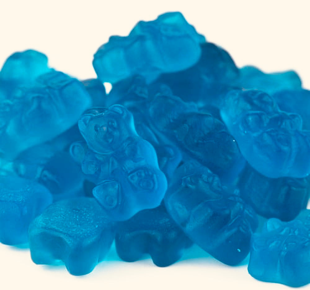 Blue Gummy Bear Vegan Lip Kit - Lip Balm and Lip Scrub