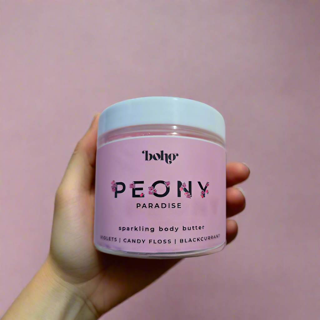 Peony Paradise Sparkling Whipped Body Butter XL Size 200ml