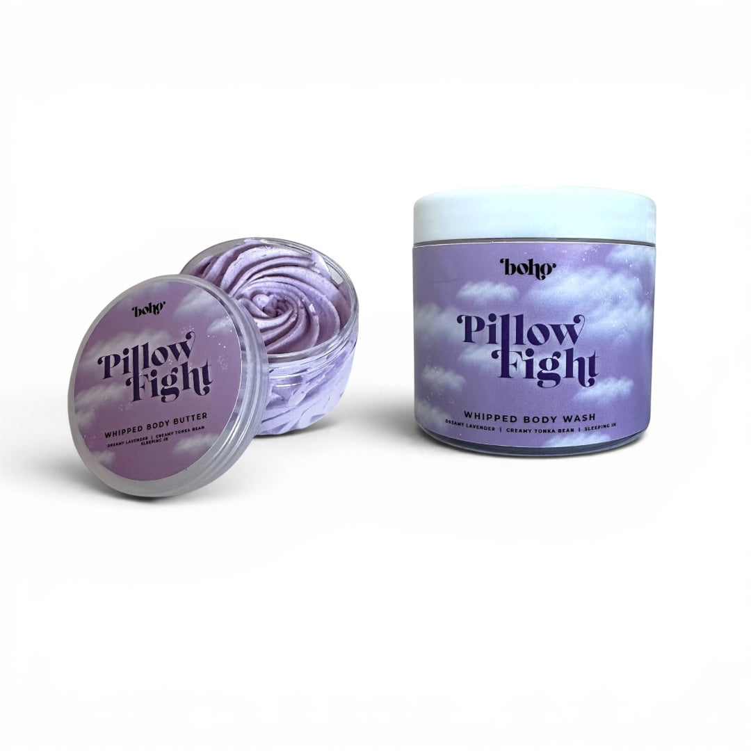 Pillow Fight Sleep Set – Vegan Lavender & Tonka Bean Pamper Gift Set.