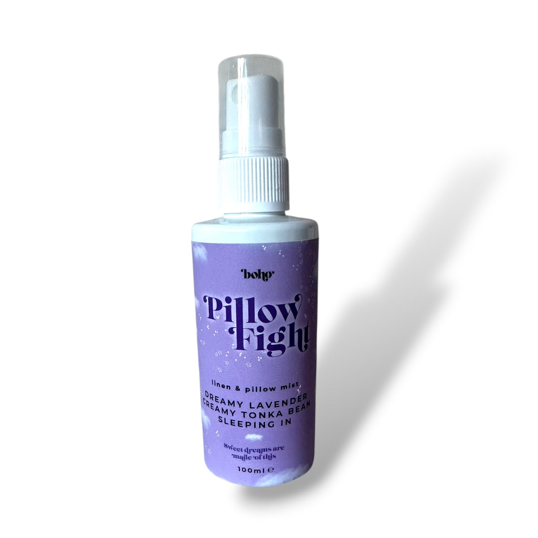 Pillow Fight Sleep Set – Vegan Lavender & Tonka Bean Pamper Gift Set.