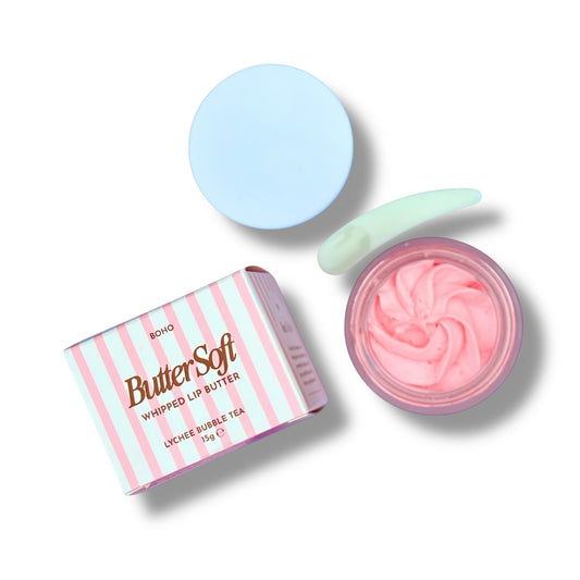 Lychee Bubble Tea Lip Butter – Vegan, Cruelty-Free, Shea Butter 15g