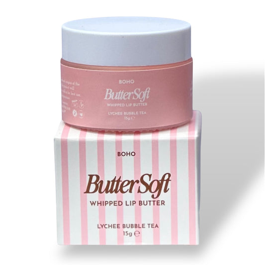 Lychee Bubble Tea Lip Butter – Vegan, Cruelty-Free, Shea Butter 15g