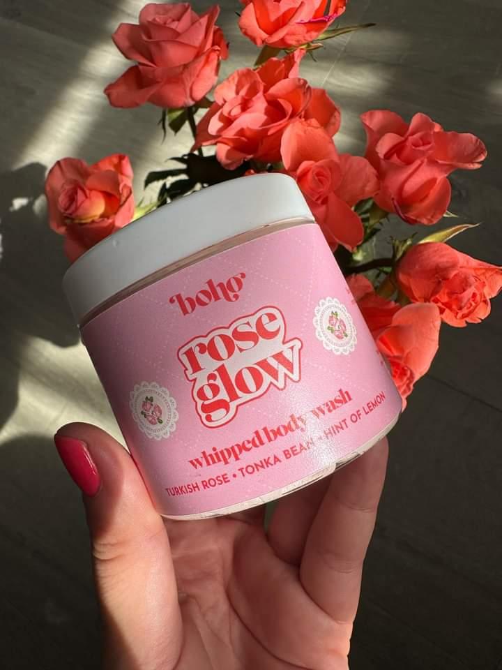 Rose Glow Whipped Wash and Body Butter Set